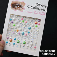 1Pcs Face Diamond Gem Sticker 5D Colorful Rhinestone Tattoo Eyeshadow