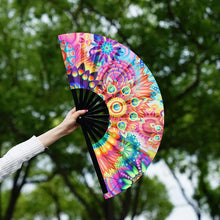 33cm Large Folding Hand Rave Fan Chinease/Japanese Gifts Fan Dance