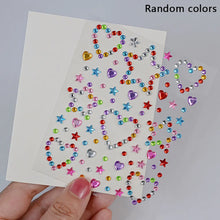1Pcs Face Diamond Gem Sticker 5D Colorful Rhinestone Tattoo Eyeshadow