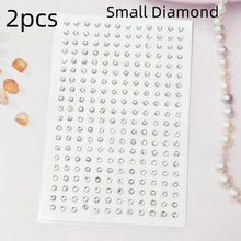 Makeup Diamond Stickers Colorful Sparkling 3D Jewelry Pearls Sticker