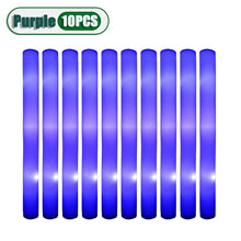 10PCS Glow Stick Music Festival Concert Support Glow Sticks Mardi Gras