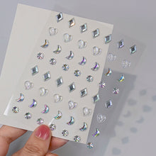 1Pcs Face Diamond Gem Sticker 5D Colorful Rhinestone Tattoo Eyeshadow