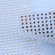 Mix 2mm/3/mm4mm Hair Pearls Stick on Self Adhesive Pearls Stickers