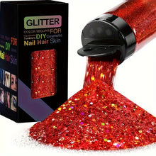 Holographic Chunky Glitter Sequins, 50g, Mixed Size Laser Sparkle