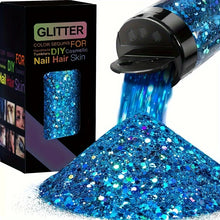 Holographic Chunky Glitter Sequins, 50g, Mixed Size Laser Sparkle