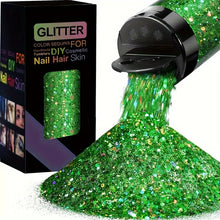Holographic Chunky Glitter Sequins, 50g, Mixed Size Laser Sparkle
