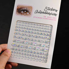 1Pcs Face Diamond Gem Sticker 5D Colorful Rhinestone Tattoo Eyeshadow