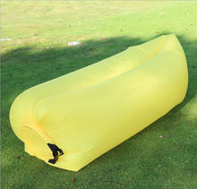 DIZETION Air Lazy Inflatable Sofa Bag Portable Camping Sofa Mattress