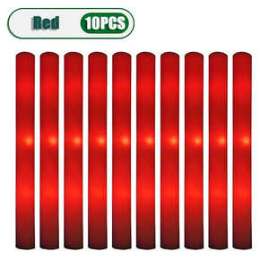 10PCS Glow Stick Music Festival Concert Support Glow Sticks Mardi Gras