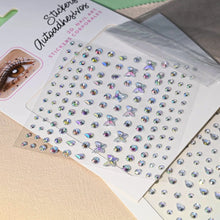 1Pcs Face Diamond Gem Sticker 5D Colorful Rhinestone Tattoo Eyeshadow