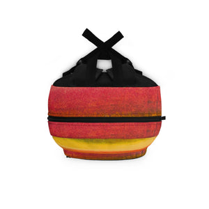 Backpack - Large Water-resistant Bag - Autumn Fall Watercolor Abstract