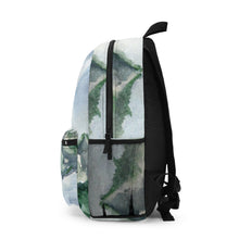 Backpack - Water-resistant Bag - Green Mountainside Nature Landscape