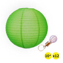 12" Paper Lanterns for Wedding Party Festival Decoration - Mix and