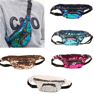 Reversible Sequin Fanny Pack