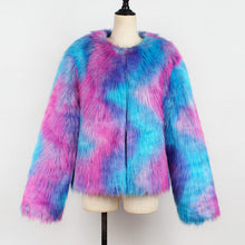 Long Sleeve Cardigan Faux Fur Coat