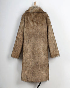 Comfy Long Faux Fur Coat