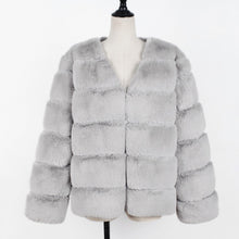 Vintage Fluffy Faux Fur Coat
